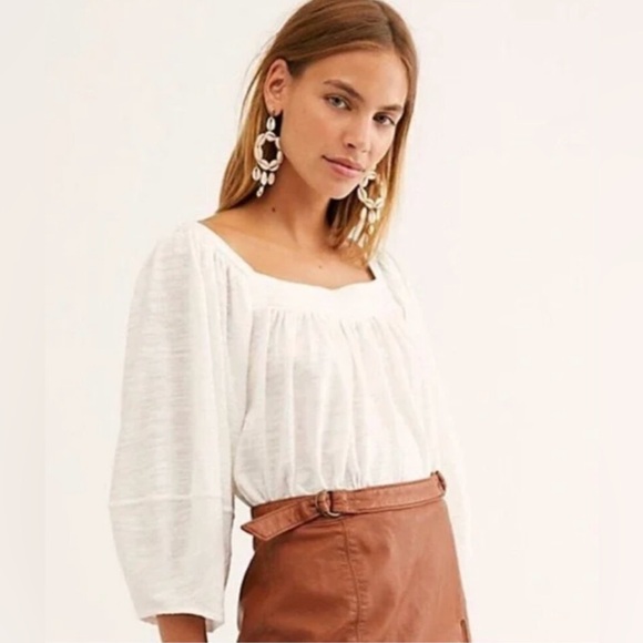 Free People Tops - FREE PEOPLE Sweet Goodbye Square Neck Top